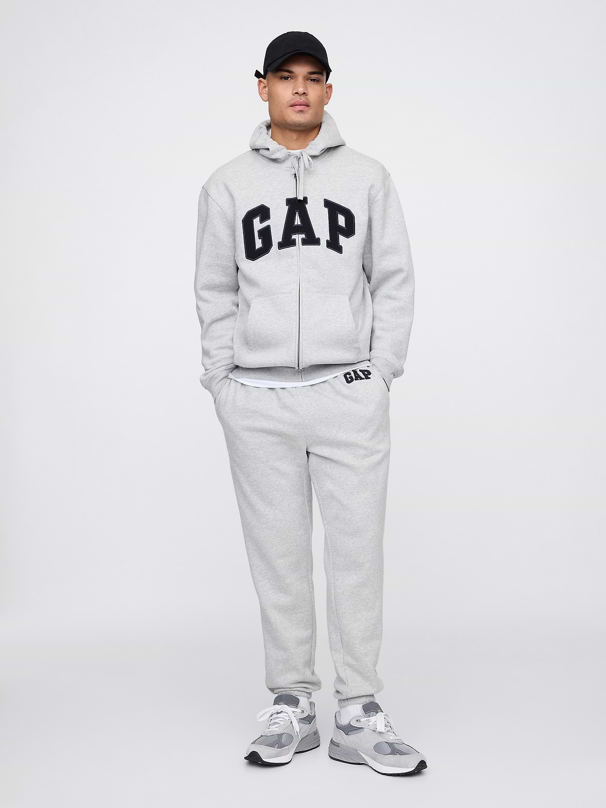 Relaxed Gap Logo Zip Hoodie | Gap Factory