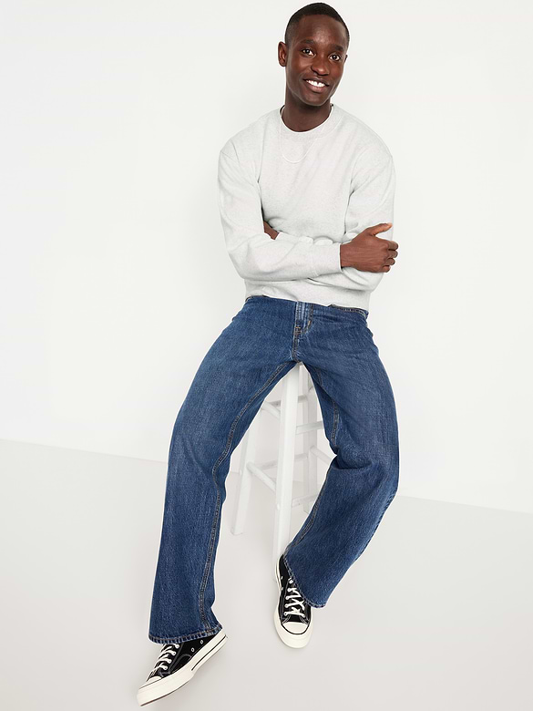 Loose Rotation Crew-Neck Sweatshirt