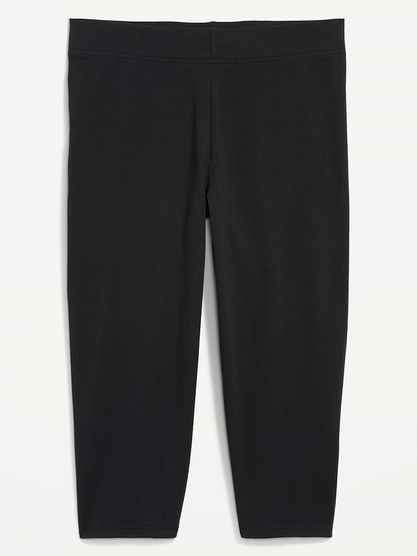 High-Waisted Fashion Layering Capri Legging