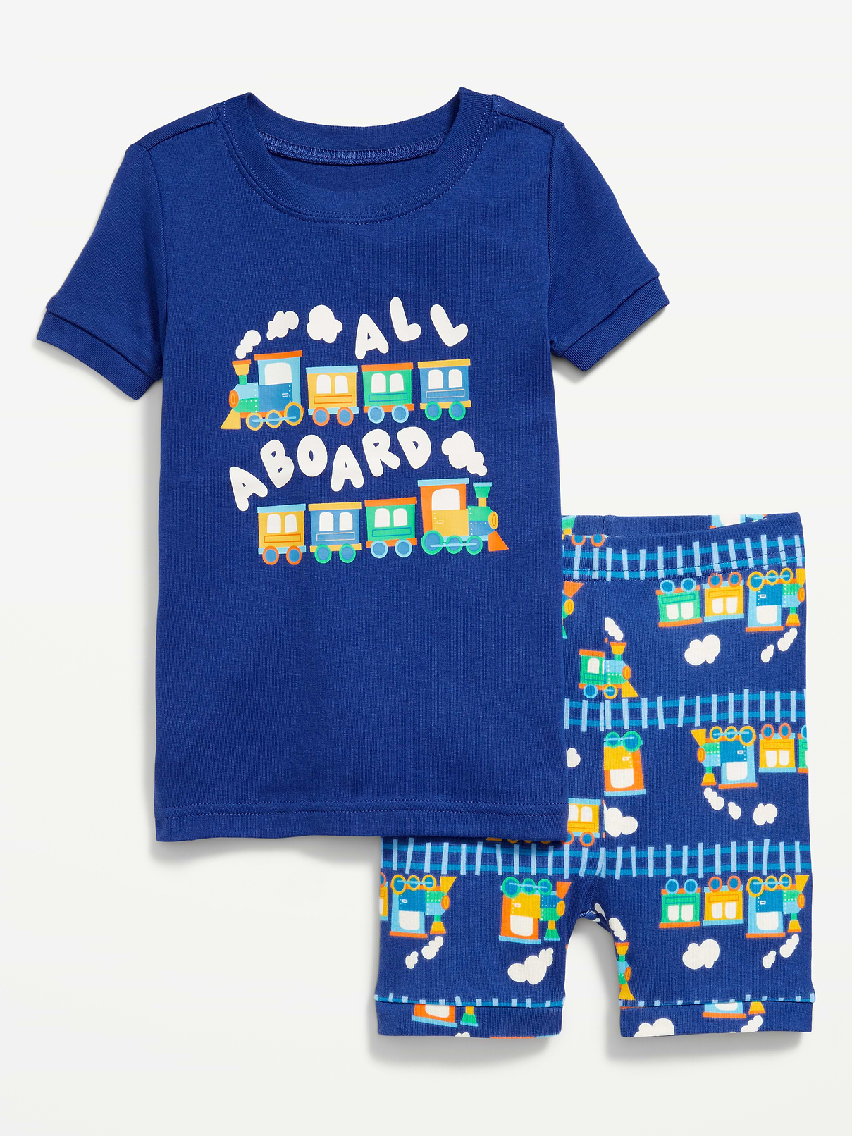 L'image numéro 1 présente Pyjama ajusté à imprimé pour tout-petit et bébé