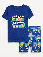 L'image numéro 1 présente Pyjama ajusté à imprimé pour tout-petit et bébé