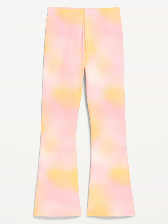 Full-Length Flared Leggings for Girls