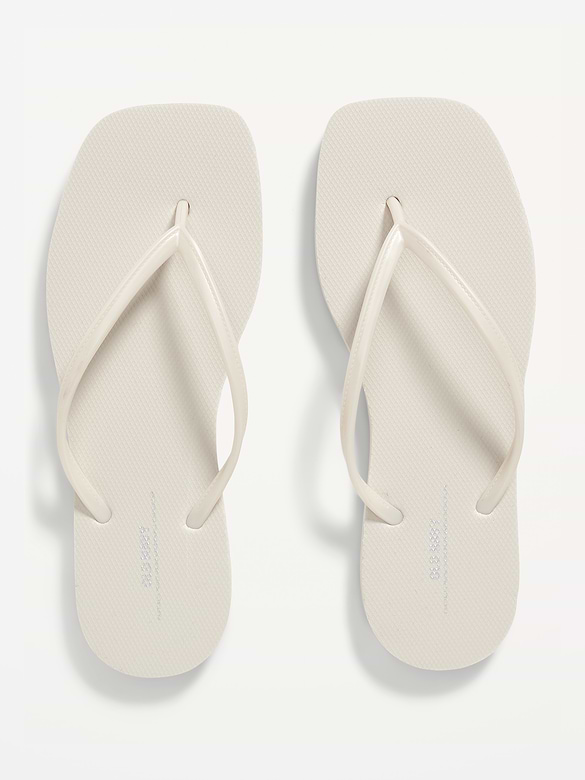 Square Toe Flip-Flop Sandals