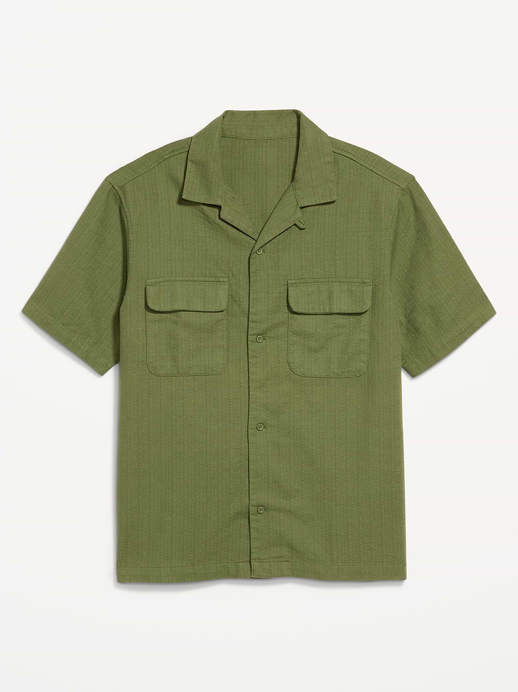L'image numéro 4 présente Chemise de vacances utilitaire à manches courtes