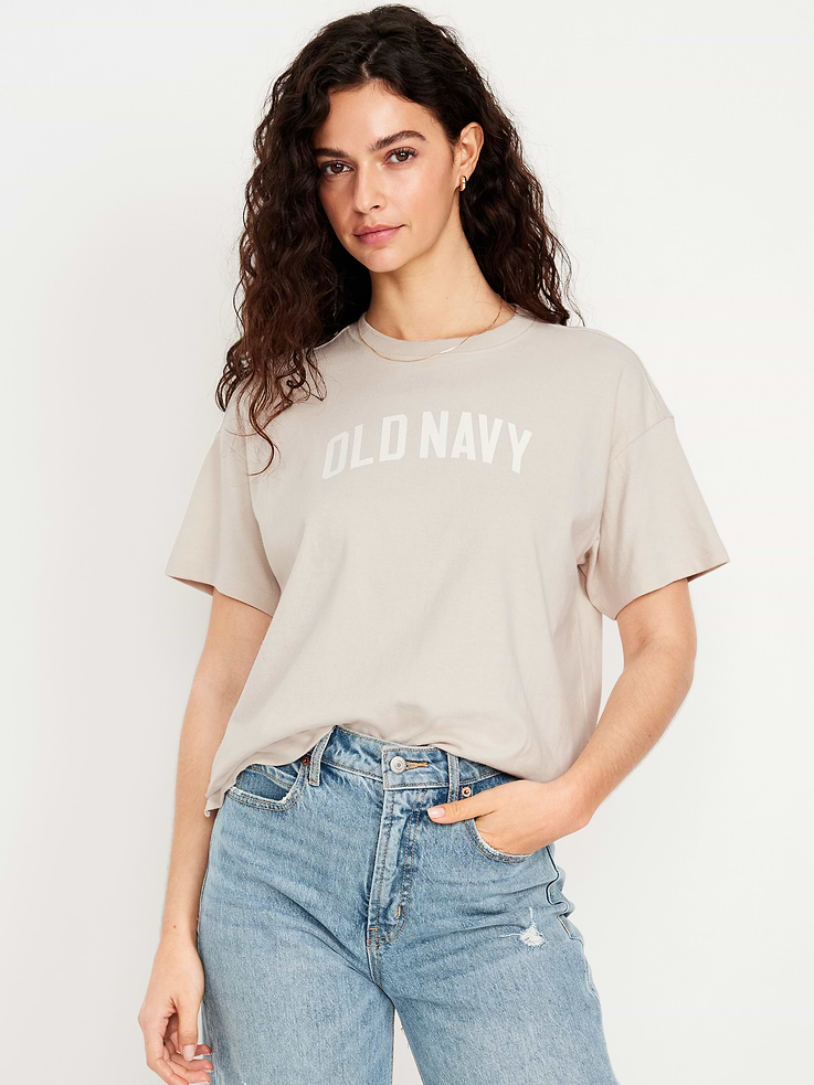 Image number 1 showing, Vintage Crew-Neck Logo-Graphic T-Shirt