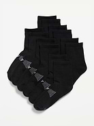 Image number 1 showing, Gender-Neutral Quarter Crew Go-Dry Socks 6-Pack for Kids