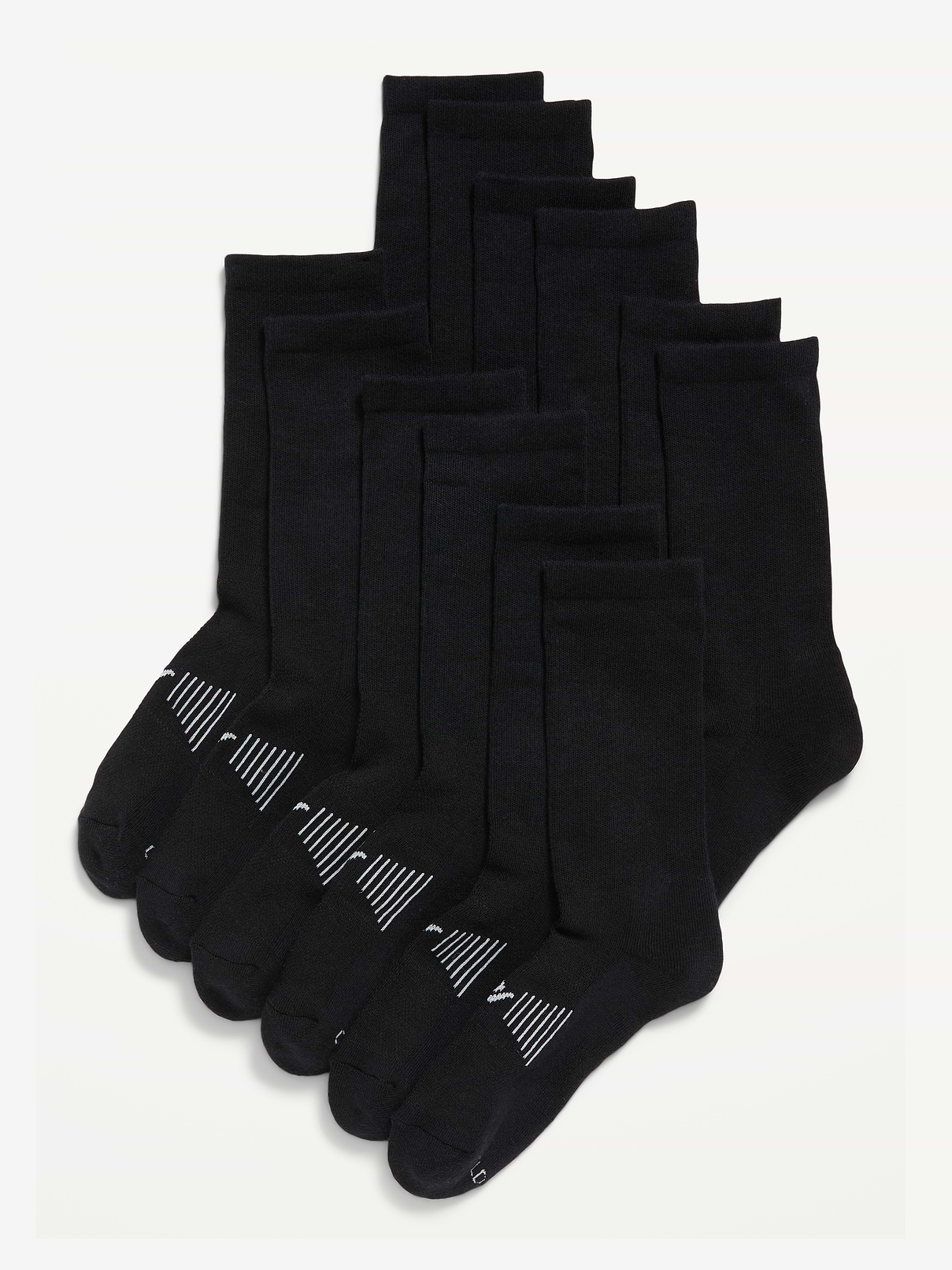 Image number 1 showing, Gender-Neutral Crew Go-Dry Socks 6-Pack for Kids
