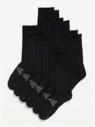 Image number 1 showing, Gender-Neutral Crew Go-Dry Socks 6-Pack for Kids