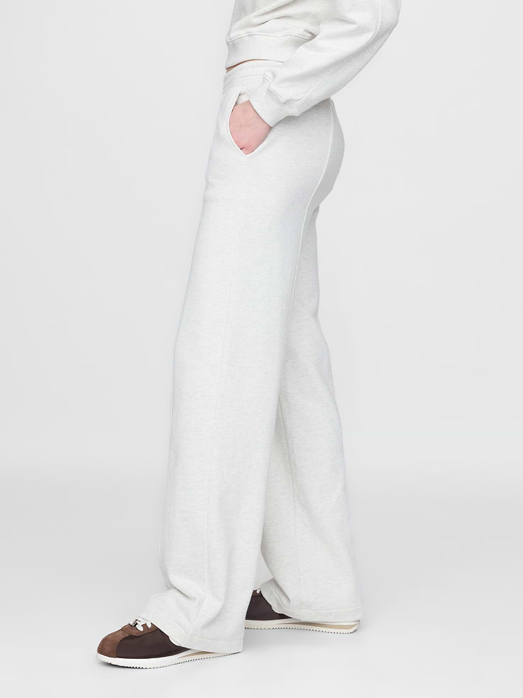 Image 3 of 5, Heavyweight French Terry Seamed Straight Sweatpants