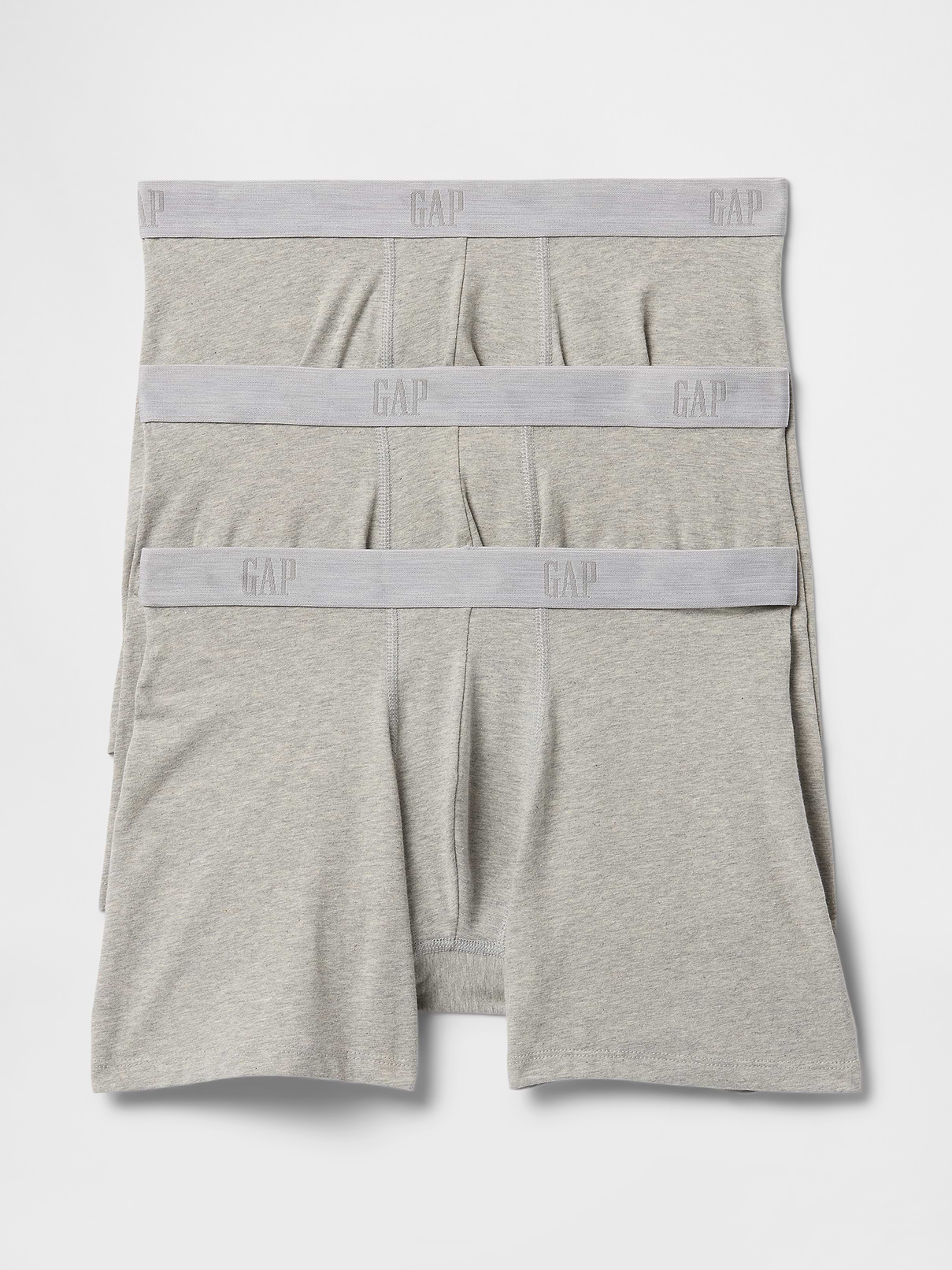 Image 1 of 1, Soft knit., Elasticized waist., Gap logo print at waistband., Select styles have allover print or stripes., This product was made in a factory that invests in gender equity and women’s empowerment through RISE. Learn more at, Product #689091