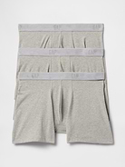 Image 1 of 1, Soft knit., Elasticized waist., Gap logo print at waistband., Select styles have allover print or stripes., This product was made in a factory that invests in gender equity and women’s empowerment through RISE. Learn more at, Product #689091