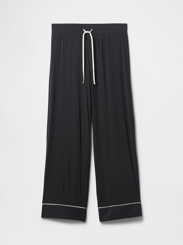 Image number 4 showing, Modal Wide-Leg PJ Pants