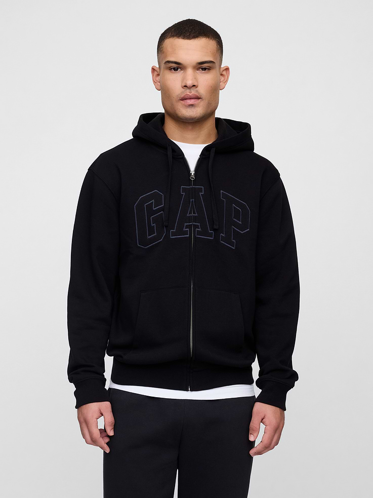 Image number 1 showing, Relaxed Gap Logo Zip Hoodie