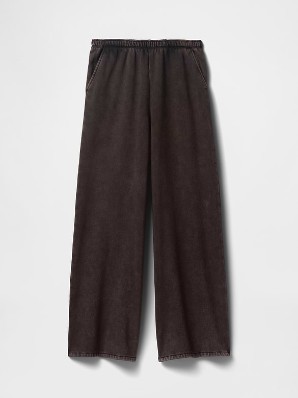 VintageSoft Baggy Wide-Leg Sweatpants
