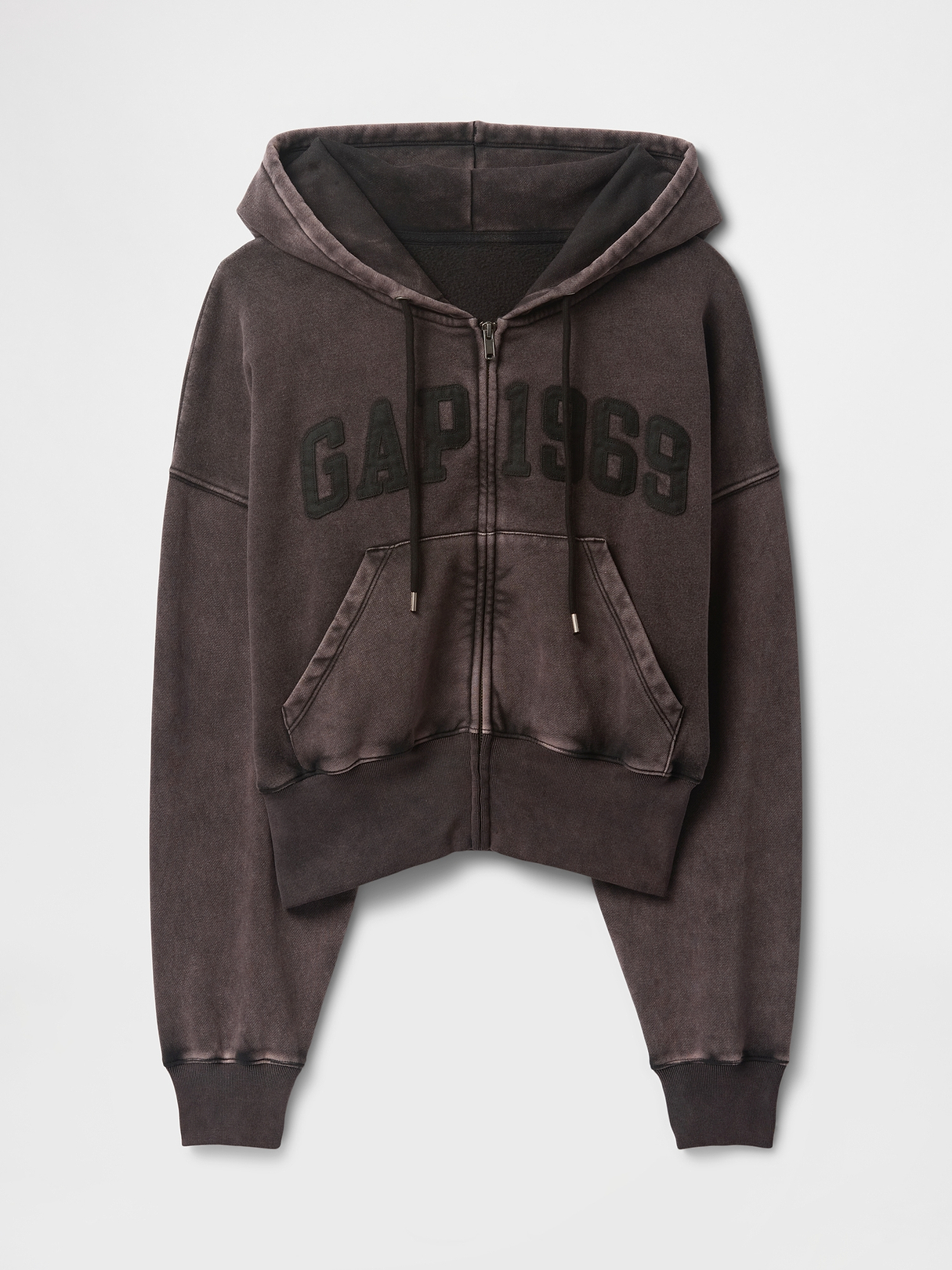 VintageSoft Wedge Zip Hoodie | Gap