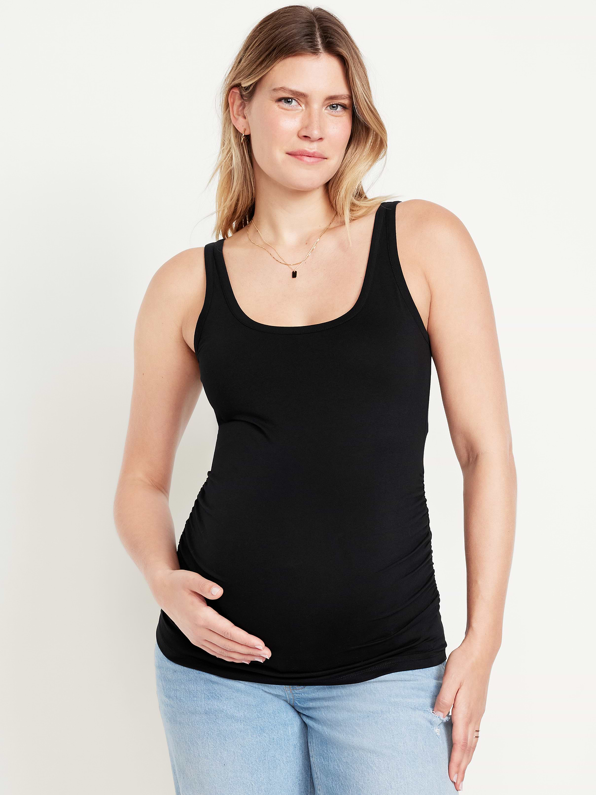 Image number 1 showing, Maternity Jersey Tank Top