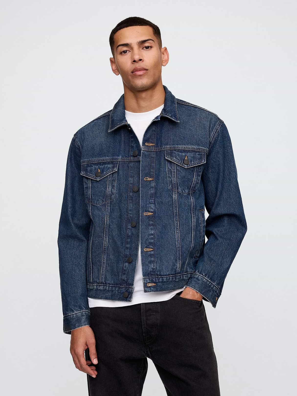 ファータッチデニムジャケット Icon Denim Jacket | Gap Factory