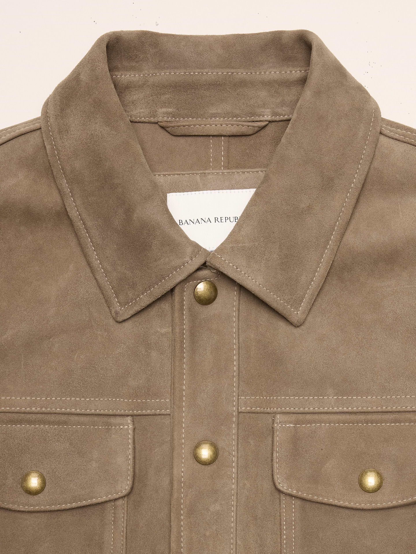 Image number 6 showing, Nubuck Leather Trucker Jacket