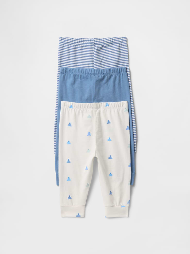 Image number 2 showing, Baby First Favorites Organic Cotton Pull-On Pants (3-Pack)