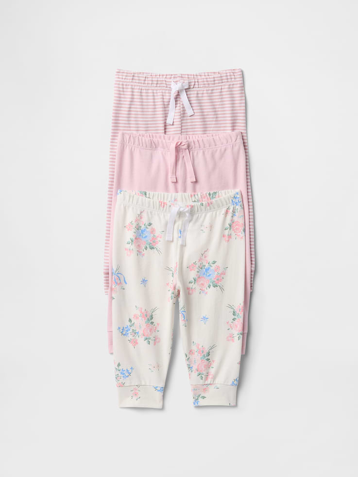 Image number 1 showing, Baby First Favorites Organic Cotton Pull-On Pants (3-Pack)