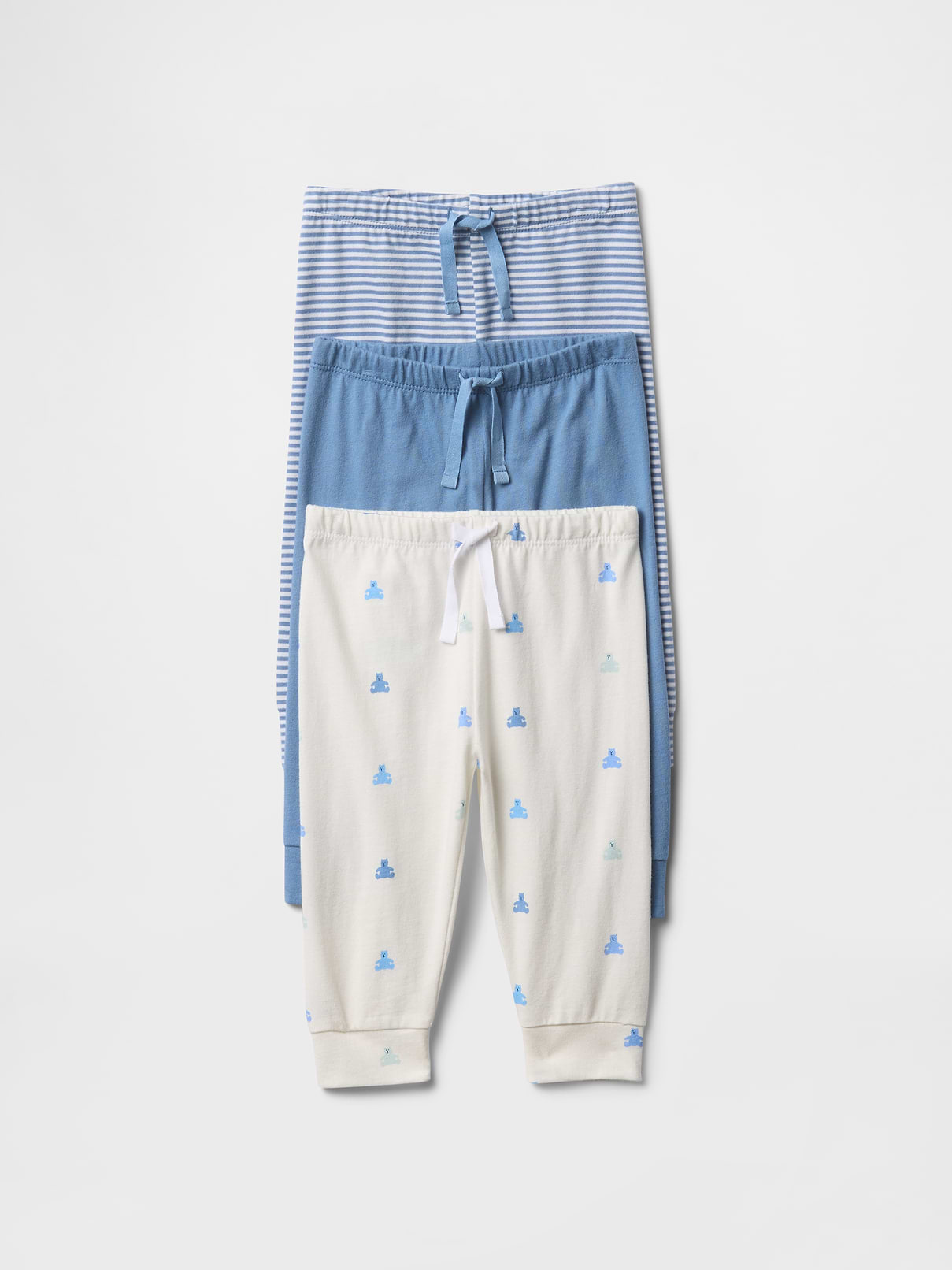Baby First Favorites Organic Cotton Pull-On Pants (3-Pack)
