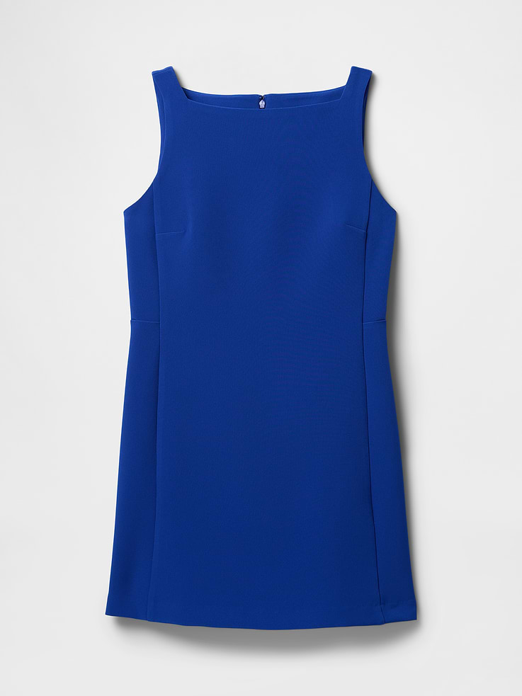 Image 7 of 7, BiStretch Square Neck Mini Dress