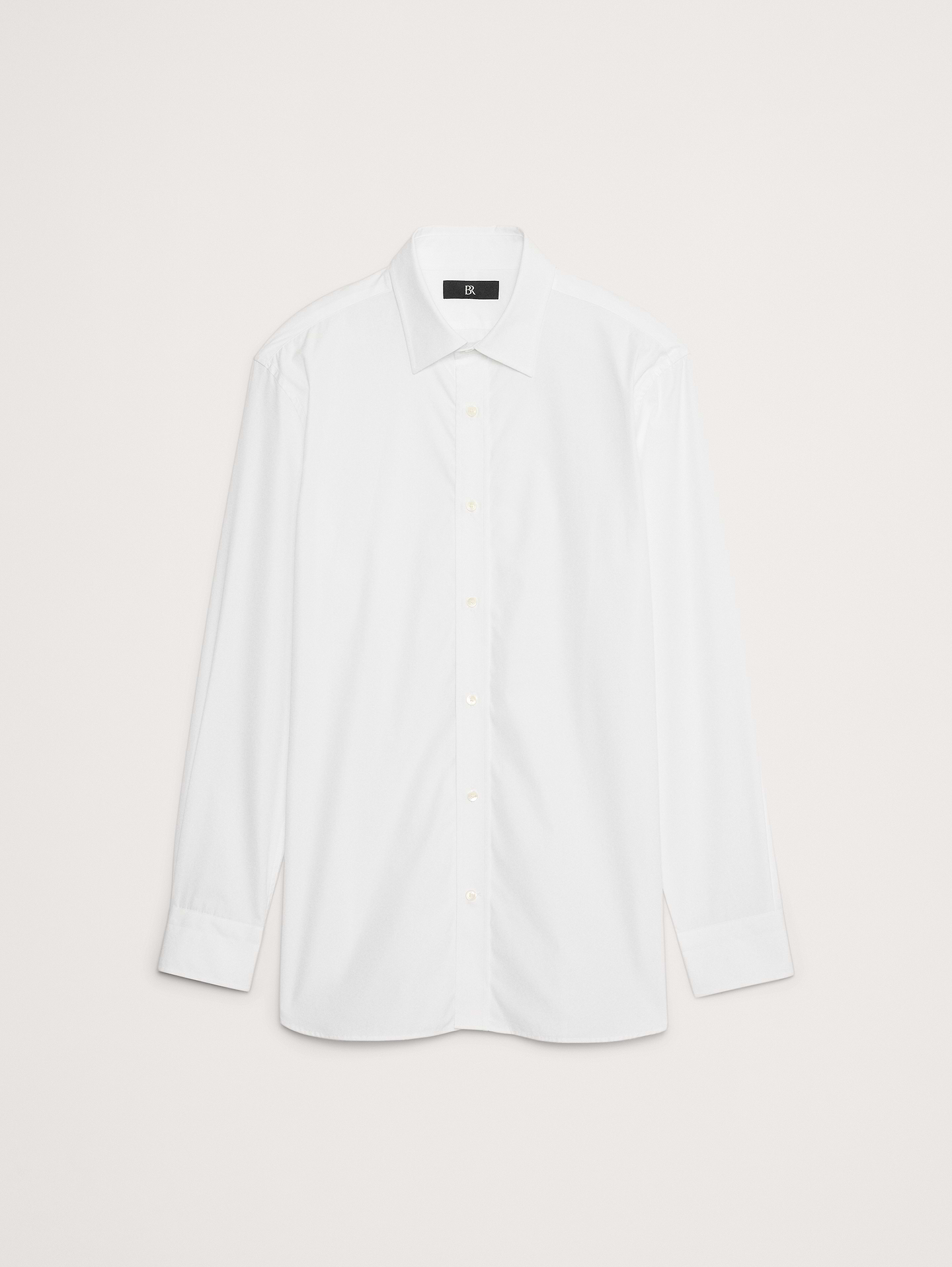 Image number 5 showing, Tailored Slim-Fit Premium Cotton Poplin Dress Shirt