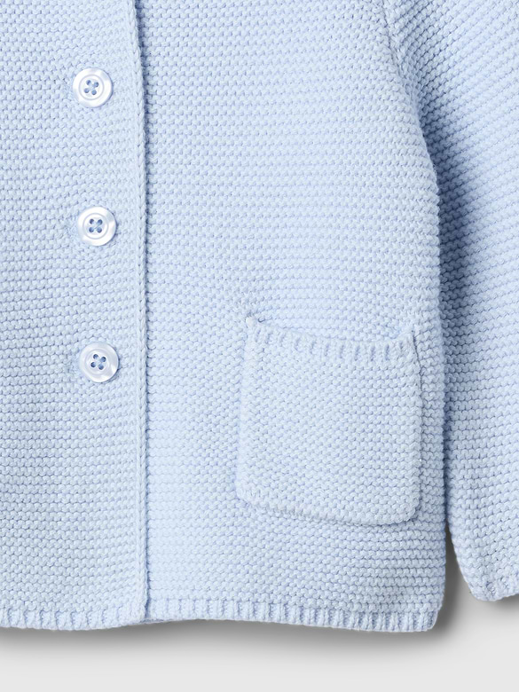 Baby Bear Garter Cardigan