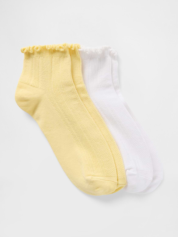 Ruffle Ankle Socks (2-Pack)