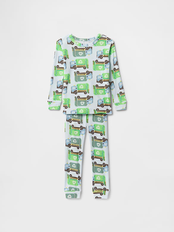 Pyjama en coton biologique brossé pour Bébé et Tout-petit