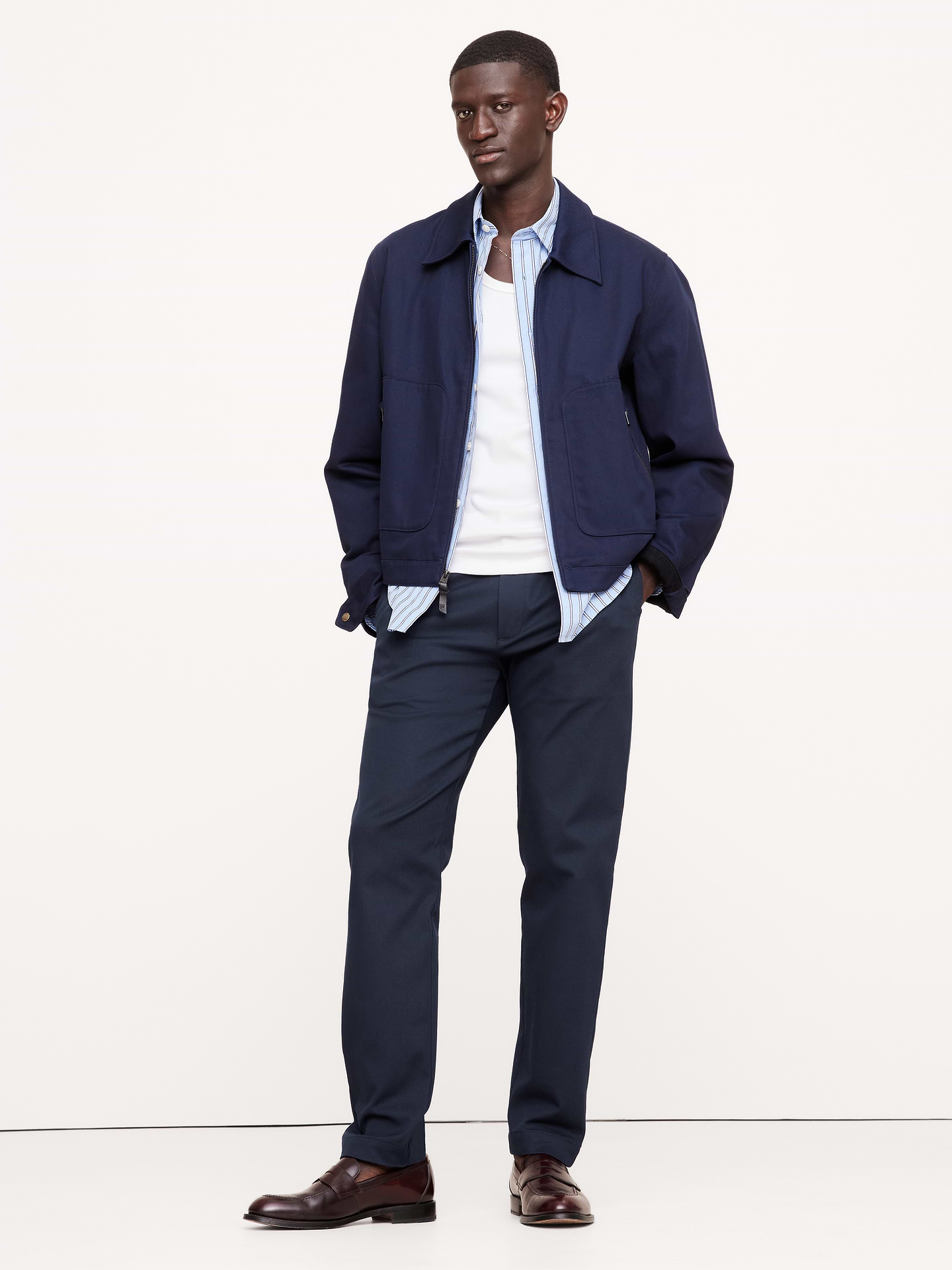 Image number 1 showing, Athletic Italian-Stretch Chino