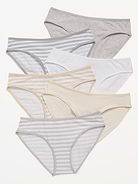 Image number 1 showing, Bikini Underwear 6-Pack for Girls