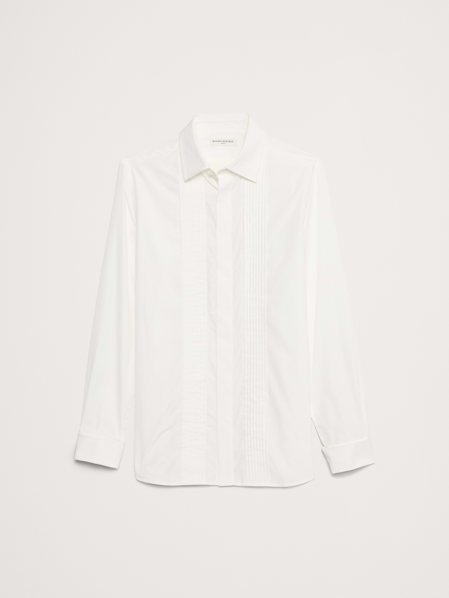 Image number 4 showing, Slim Pleated Tuxedo Shirt