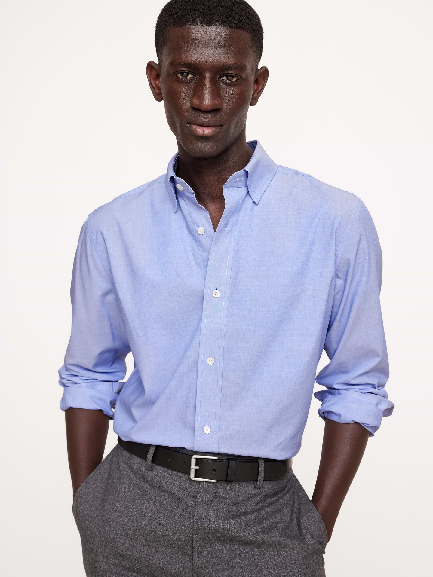 L'image numéro 1 présente Chemise standard habillée infroissable
