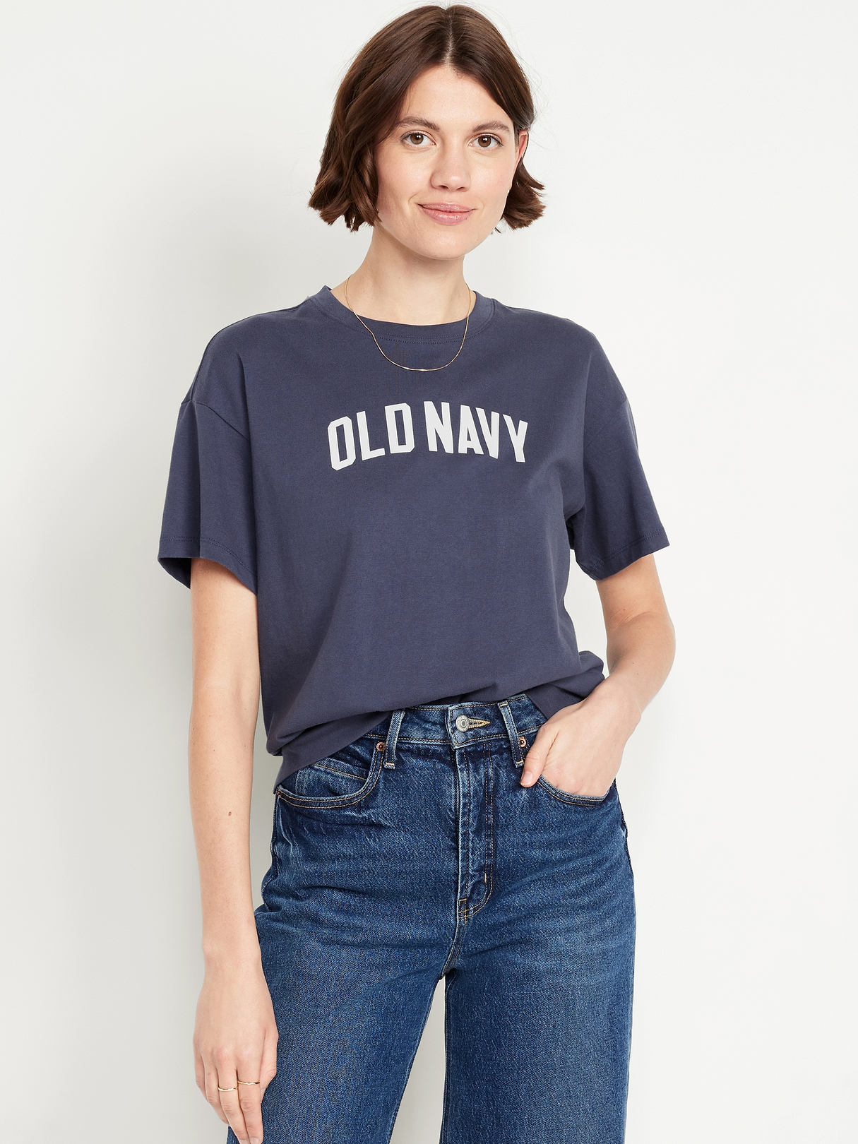 Vintage Crew-Neck Logo-Graphic T-Shirt | Old Navy