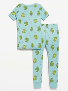 Image 2 of 2, Unisex Snug-Fit Printed Pajama Set for Toddler & Baby