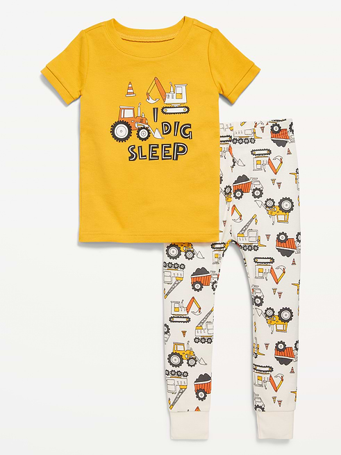Unisex Unisex "I Dig Sleep" Pajama Set for Toddler & Baby on clearance at Old Navy — 29% off