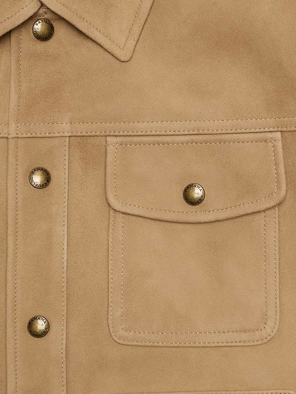 Suede Trucker Jacket