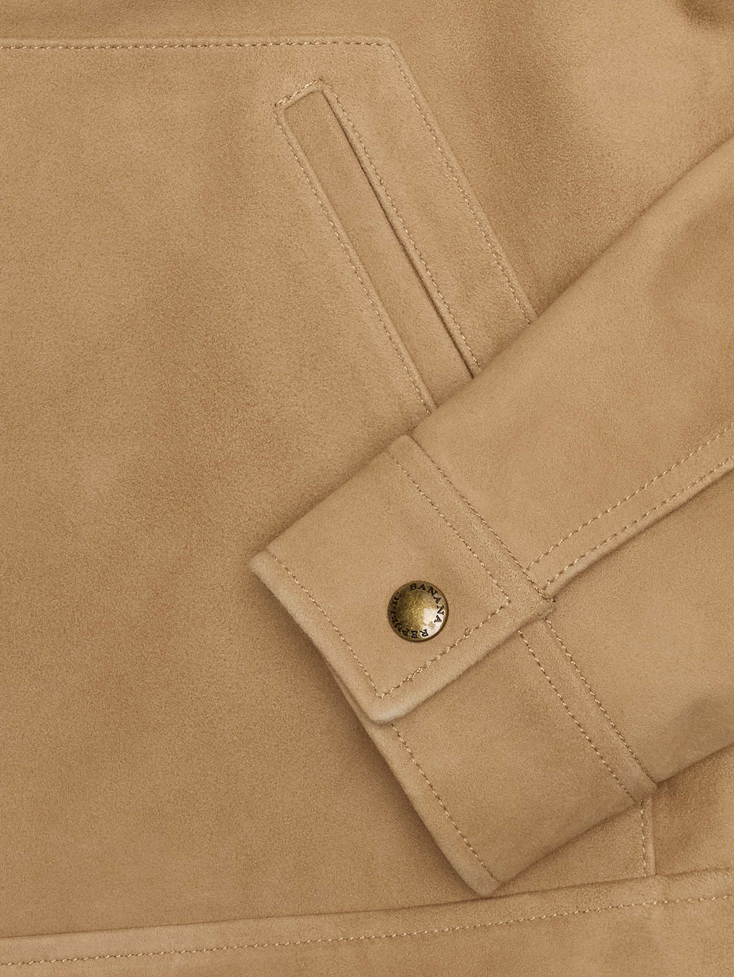 Image number 6 showing, Suede Trucker Jacket