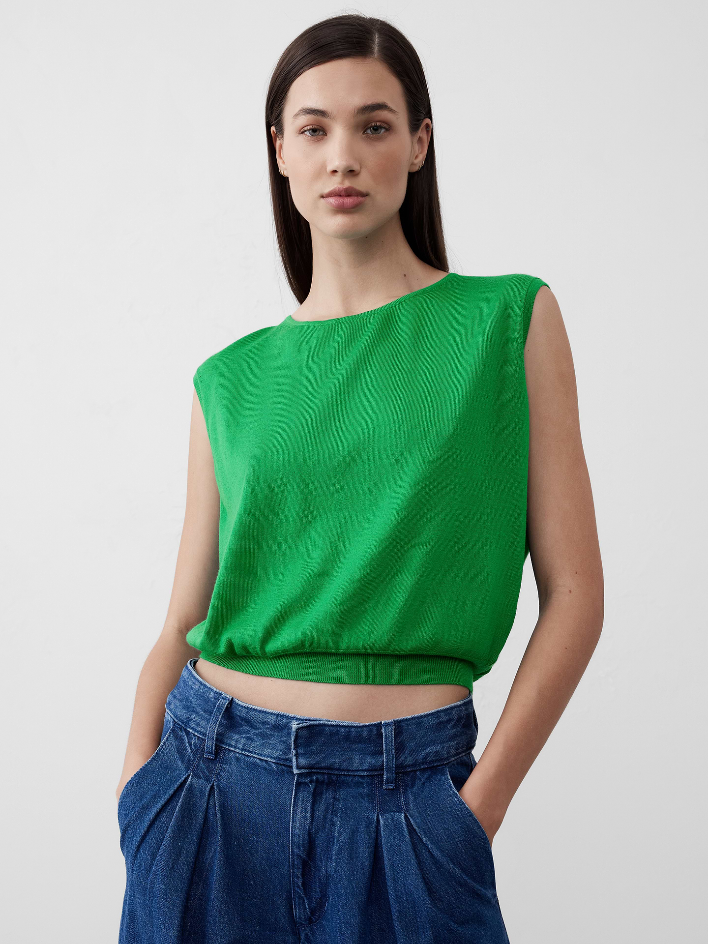 Image number 1 showing, Merino Wool Sweater Shell