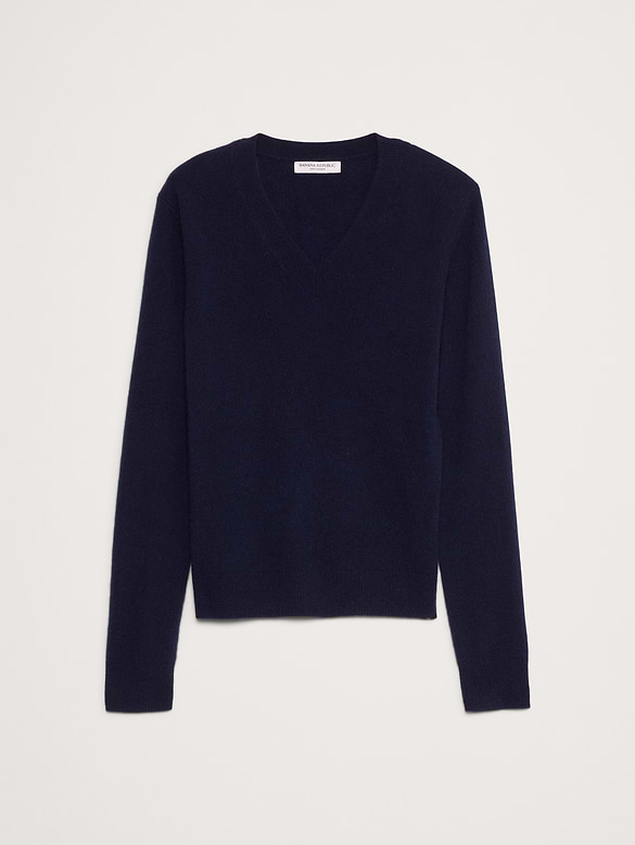 Lightweight Cashmere V-Neck Sweater