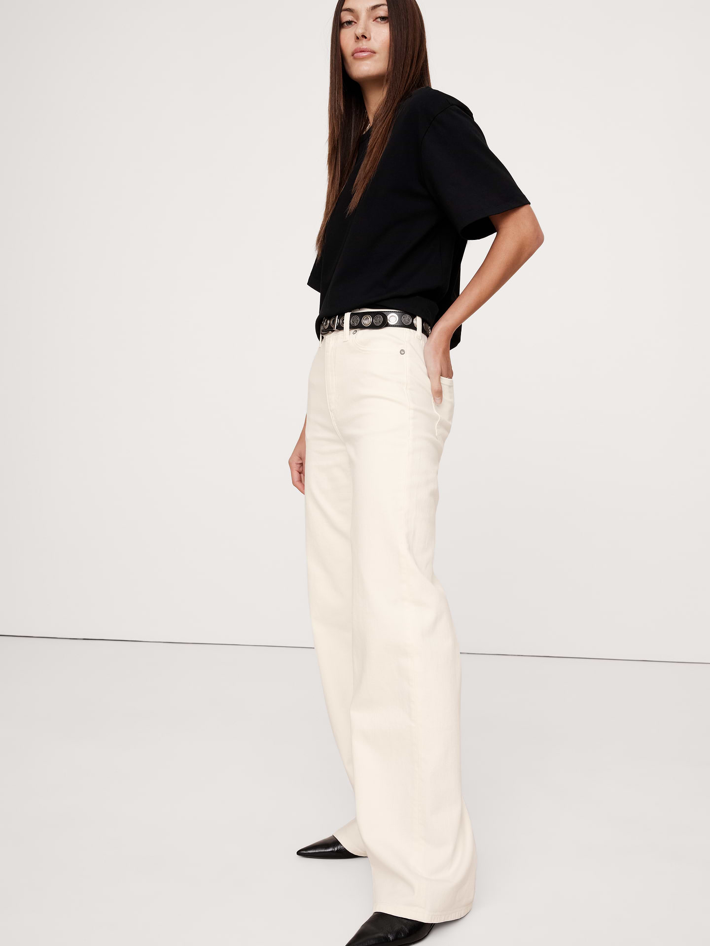 Image number 4 showing, The Icon Classic Wide-Leg Jean