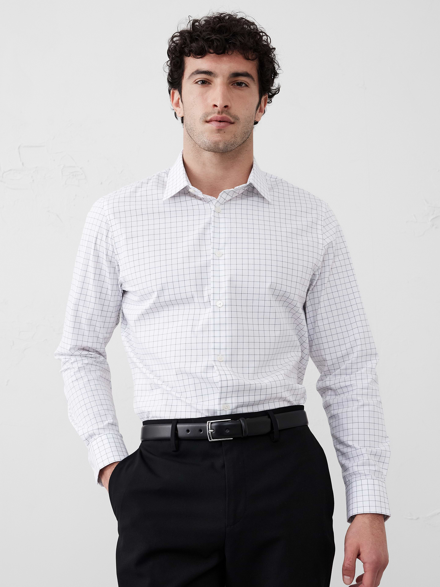 Image number 1 showing, Athletic-Fit Dress Shirt
