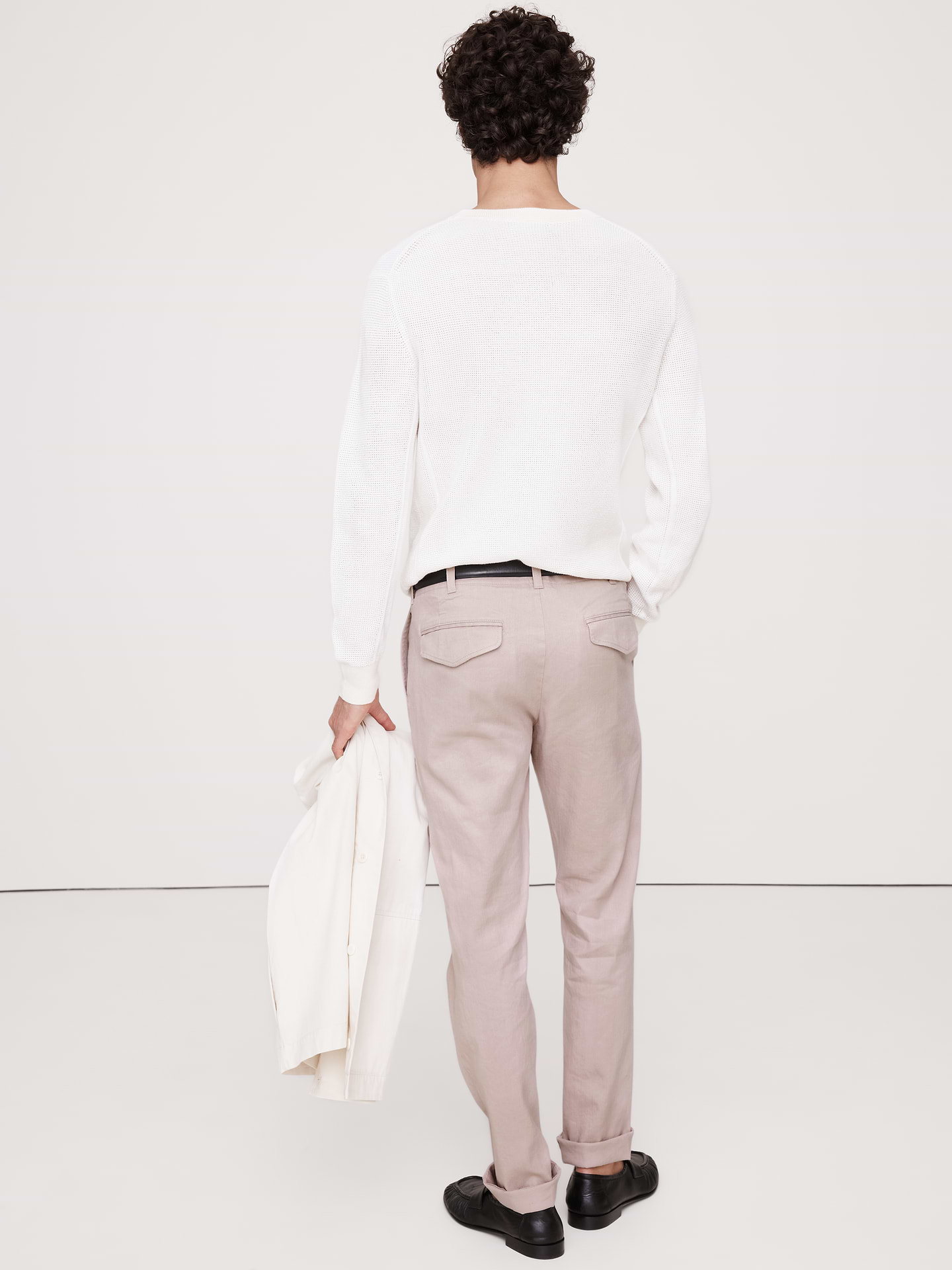 Image number 2 showing, Athletic Slim Linen-Cotton Chino