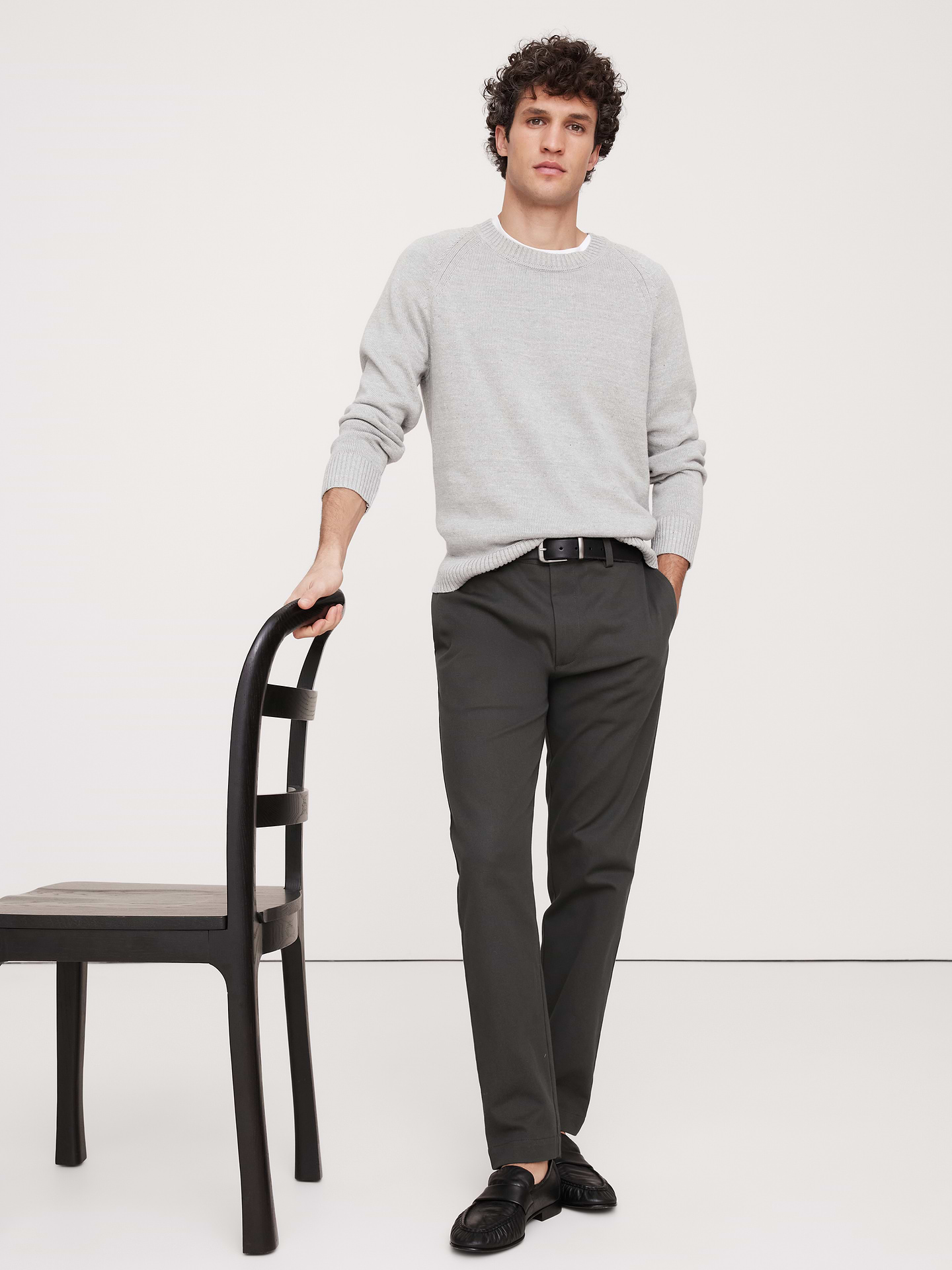 Image number 4 showing, Athletic Italian-Stretch Chino