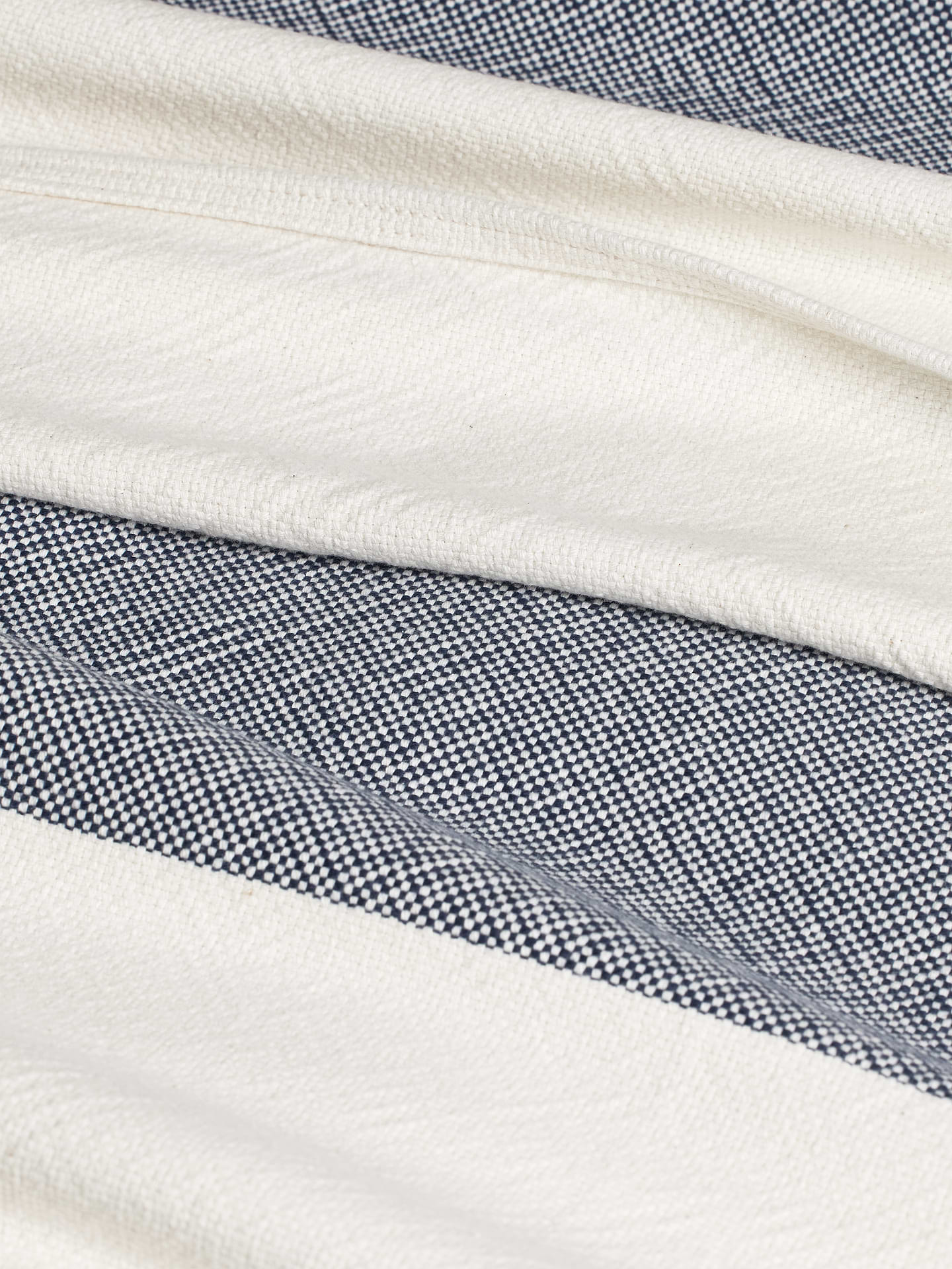 Image number 2 showing, Wide-Stripe Cotton Blanket