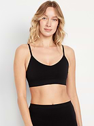 Image number 1 showing, Seamless Ribbed Longline Bra