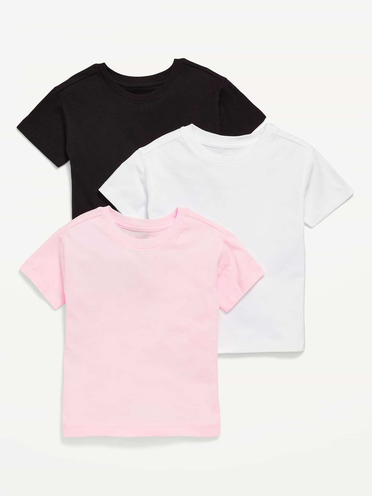 Image number 1 showing, Short-Sleeve T-Shirt Variety 3-Pack for Toddler Girls