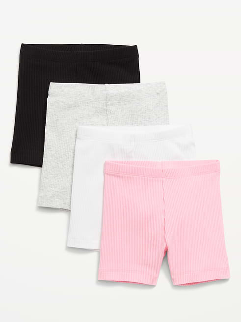 Generic 4-Pack Jersey-Knit Biker Shorts for Toddler Girls on clearance at Old Navy — 50% off