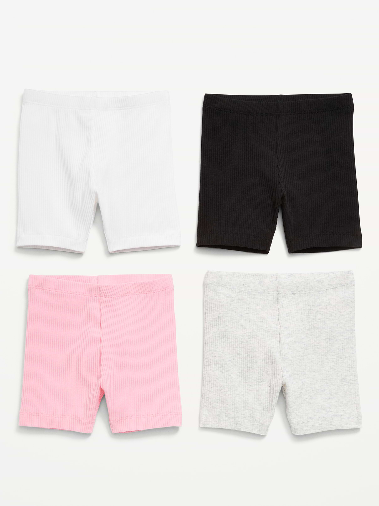 Image number 2 showing, 4-Pack Jersey-Knit Biker Shorts for Toddler Girls